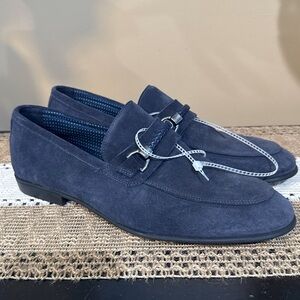Section X Men’s Blue Suede Loafers